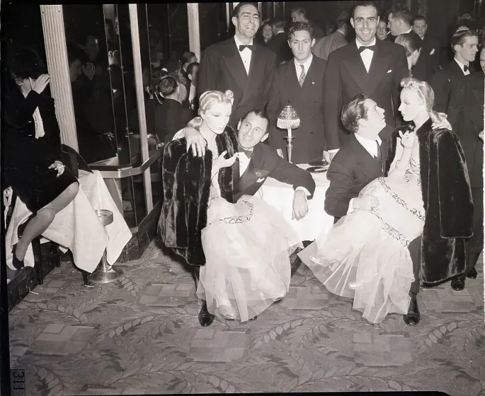 Framed Print : Milton Berle and Abe Lyman with Mannequins Framed Print : Milton Berle and Abe Lyman with Mannequins