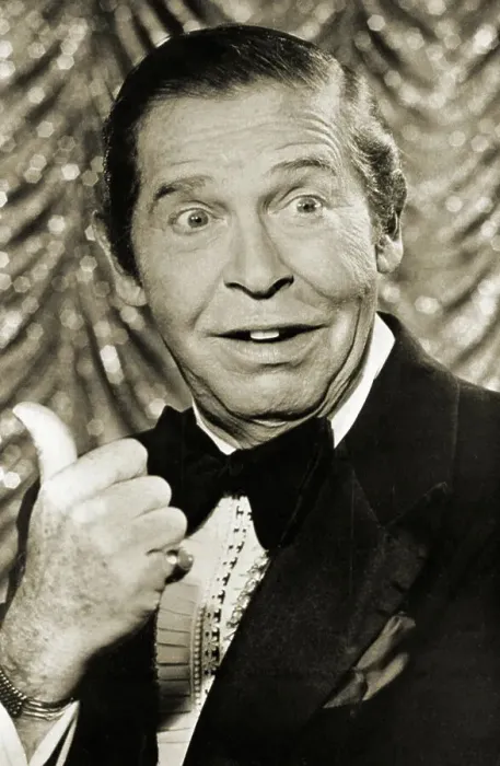 Framed Print : Milton Berle Gives Thumbs Up Gesture