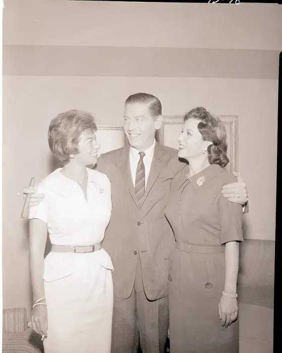 Framed Print : Milton Berle with Ruth Berle and Marian Colby Framed Print : Milton Berle with Ruth Berle and Marian Colby
