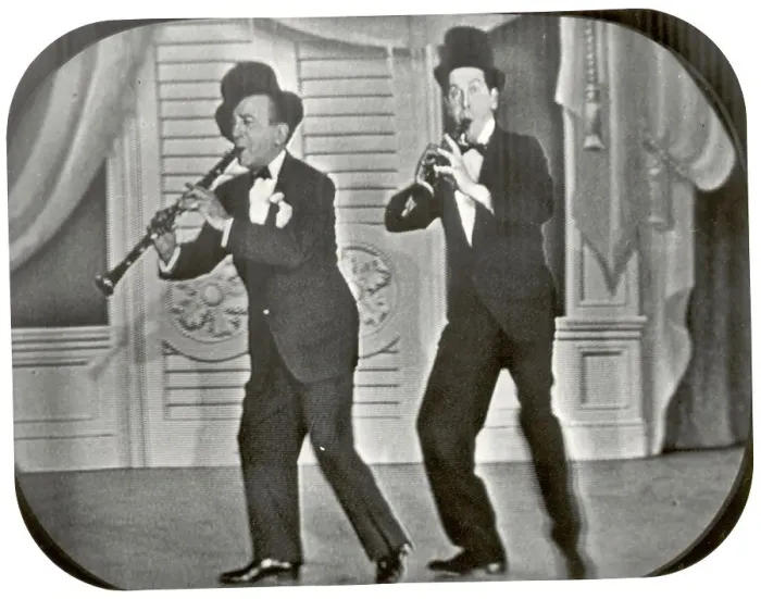 Framed Print : Milton Berle W / Ted Lewis On Tv Framed Print : Milton Berle W / Ted Lewis On Tv