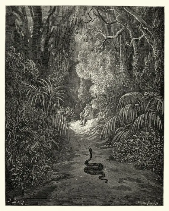 Framed Print : Miltons Paradise Lost - Nearer he drew