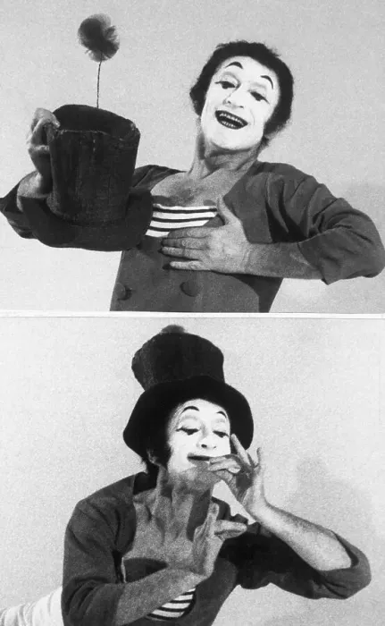 Framed Print : Mime Marcel Marceau Performing Framed Print : Mime Marcel Marceau Performing