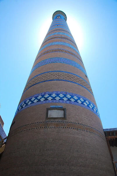 Minaret, Khiva, Uzbekistan