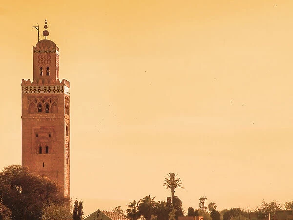 Minaret of Koutoubia mosque, Marrakech