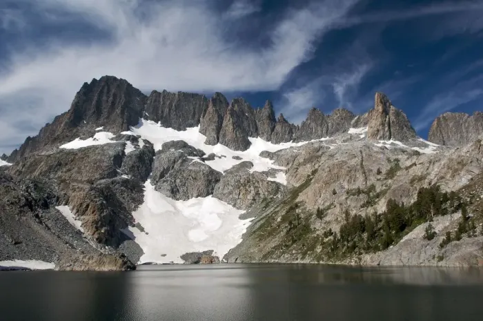 Framed Print : Minarets. Ansel Adams Wilderness