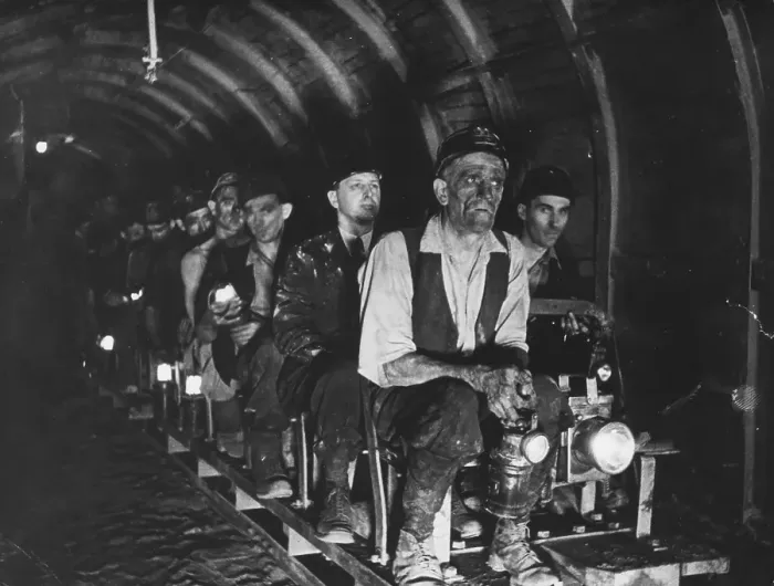 Framed Print : Miner Conveyance Framed Print : Miner Conveyance