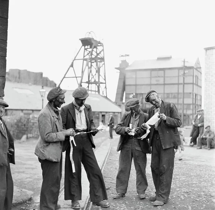 Framed Print : Miners At Heworth Framed Print : Miners At Heworth