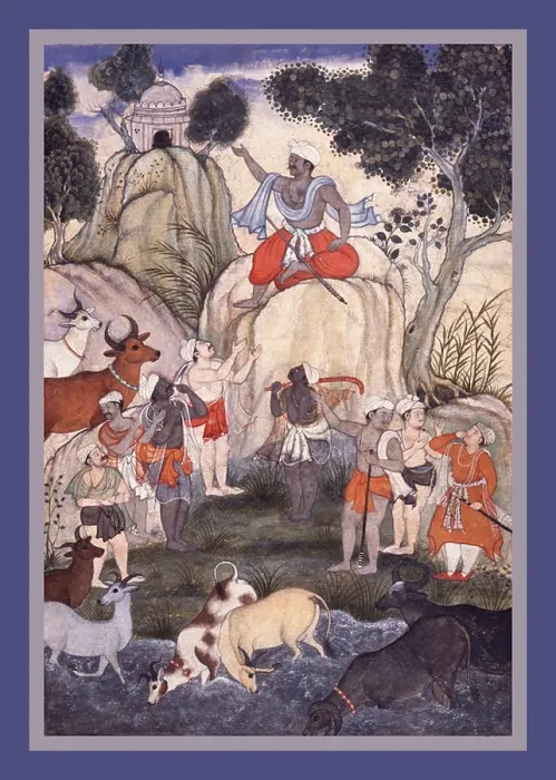 Framed Print : Miniatures from the Razm Namah Framed Print : Miniatures from the Razm Namah