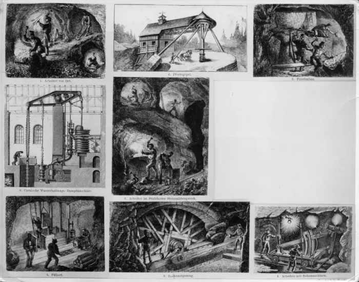 Framed Print : Mining Techniques Framed Print : Mining Techniques
