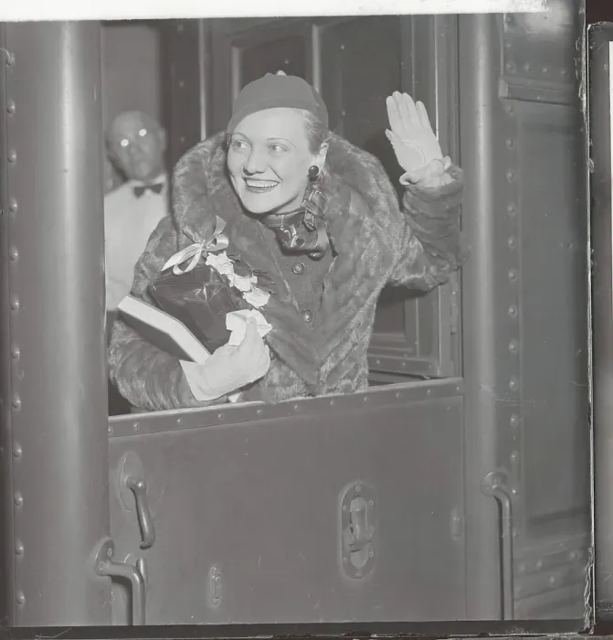 Framed Print : Minna Gombell Waving Through Window Framed Print : Minna Gombell Waving Through Window