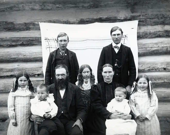 Framed Print : Minnesota Farm Family Framed Print : Minnesota Farm Family