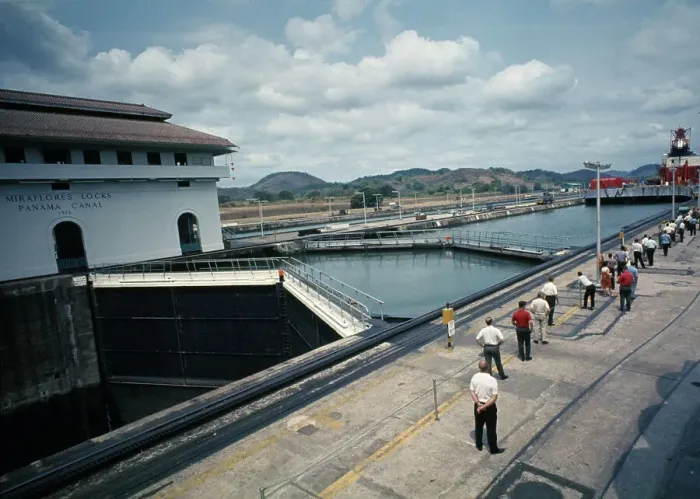 Framed Print : Miraflores Locks, Panama Canal Framed Print : Miraflores Locks, Panama Canal