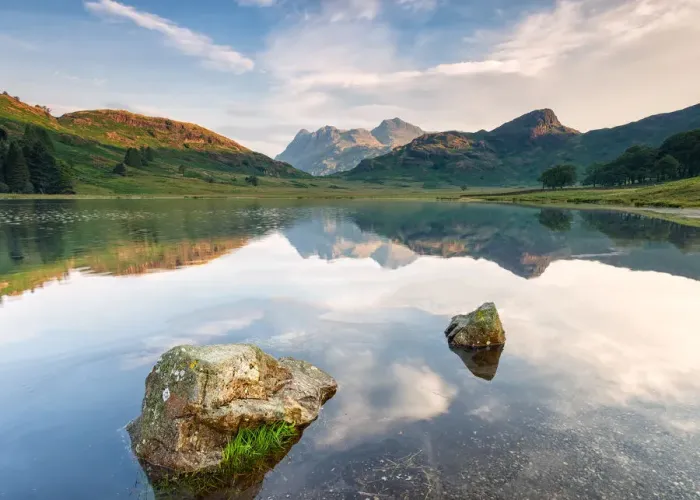 Framed Print : Mirror. Lake District, UK. August 23 2015