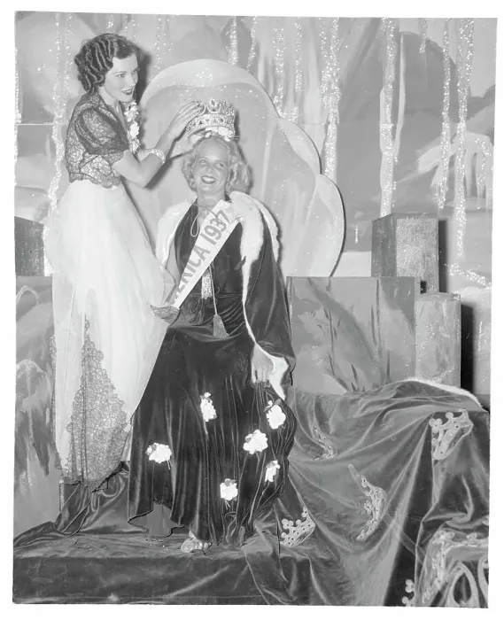 Framed Print : Miss America 1937 Being Crowned Framed Print : Miss America 1937 Being Crowned