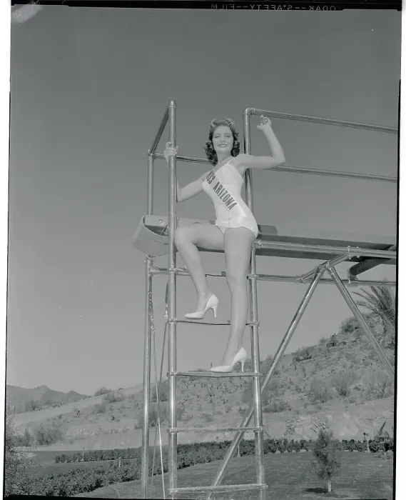 Framed Print : Miss America Contestant Barbara Hilgenberg Framed Print : Miss America Contestant Barbara Hilgenberg