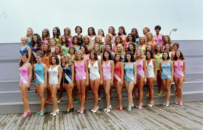Framed Print : Miss America Contestants Framed Print : Miss America Contestants