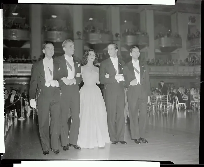 Framed Print : Miss Brenda Frazier Entering Benefit Framed Print : Miss Brenda Frazier Entering Benefit