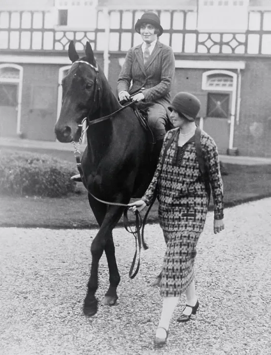 Framed Print : Miss Eileen Joel Riding a Horse Framed Print : Miss Eileen Joel Riding a Horse