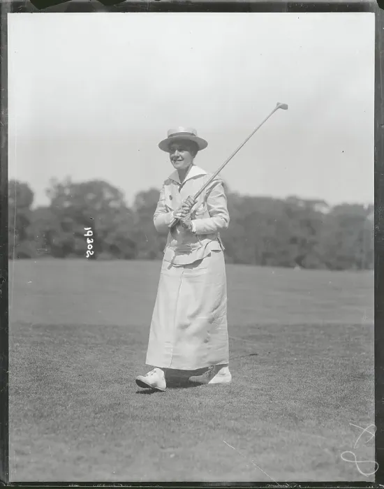 Framed Print : Miss Rosenthal Playing Golf Framed Print : Miss Rosenthal Playing Golf