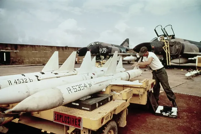 Framed Print : Missiles At Da Nang Framed Print : Missiles At Da Nang