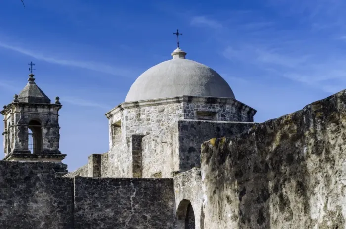Framed Print : Mission San Jose y San Miguel de Aguayo