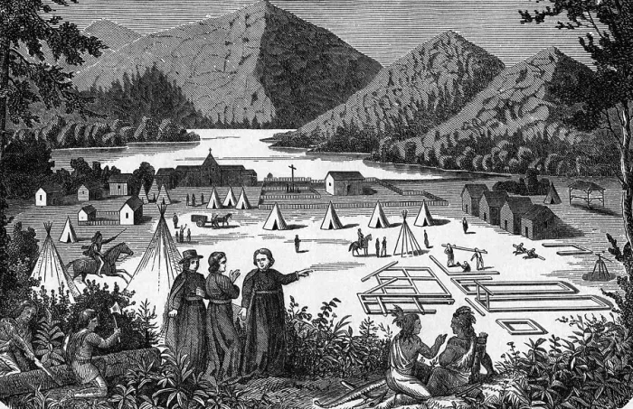 Framed Print : Missionaries Planning Indian Mission Framed Print : Missionaries Planning Indian Mission