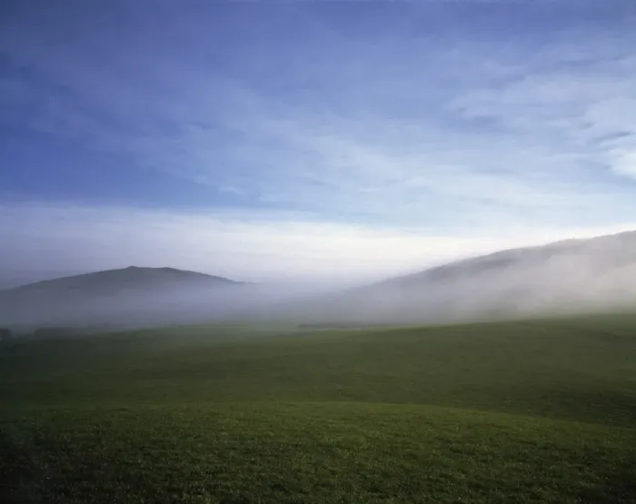 Framed Print : Mist, Slieve Na Calliagh, Near Oldcastle Co Meath Framed Print : Mist, Slieve Na Calliagh, Near Oldcastle Co Meath