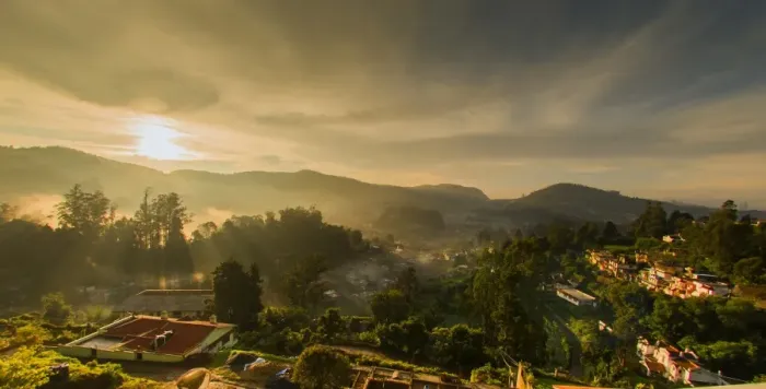 Framed Print : Misty dawn in Ooty Framed Print : Misty dawn in Ooty