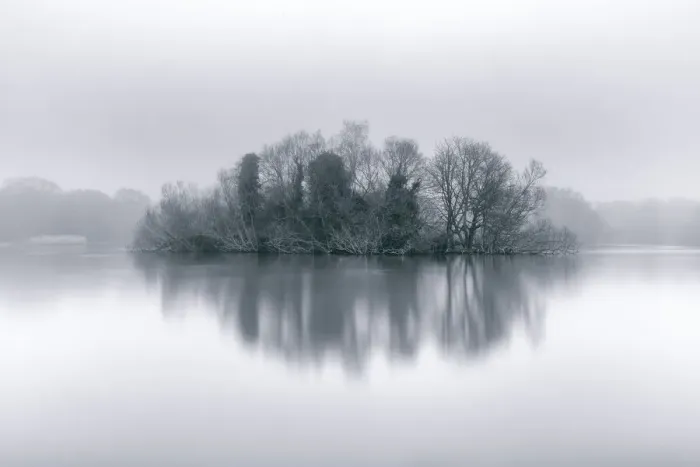 Framed Print : Misty Island Framed Print : Misty Island