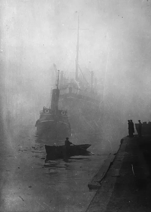 Framed Print : Misty Thames