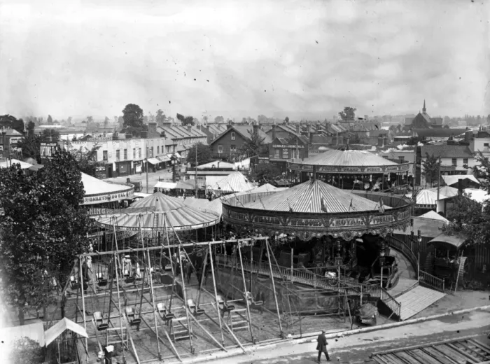 Framed Print : Mitcham Fair Framed Print : Mitcham Fair