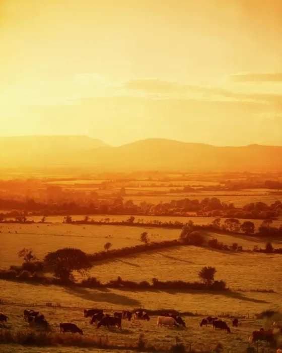 Framed Print : Mitchelstown, County Cork, Ireland, Galtee Mountains In The Distance