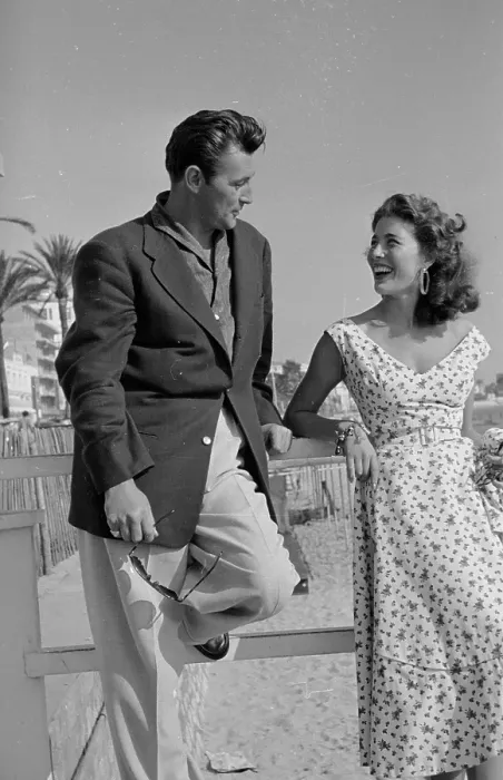 Framed Print : Mitchum And Starlet Framed Print : Mitchum And Starlet