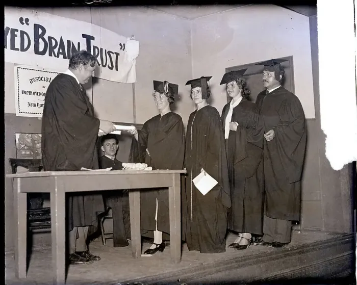 Framed Print : Mock College Ceremony for J.P. Morgan Framed Print : Mock College Ceremony for J.P. Morgan