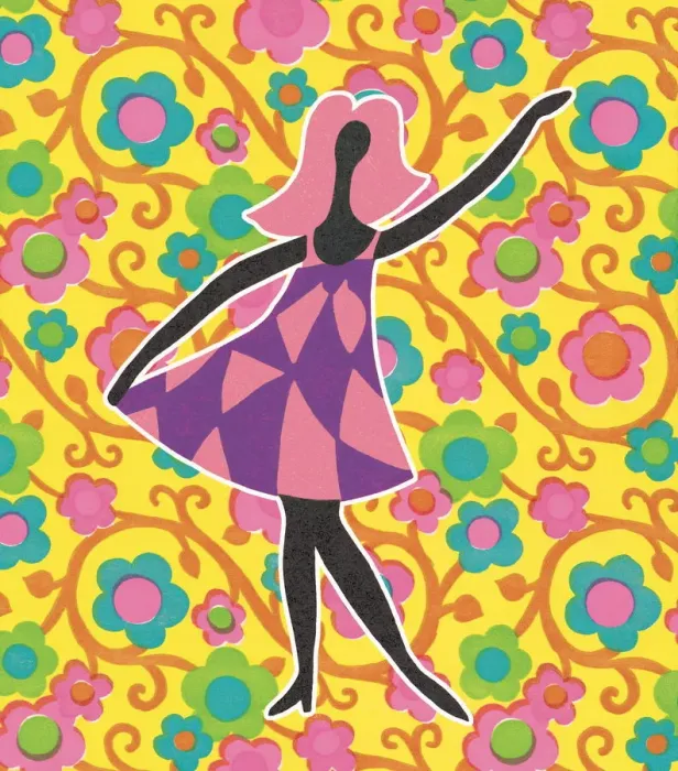Framed Print : Mod pattern