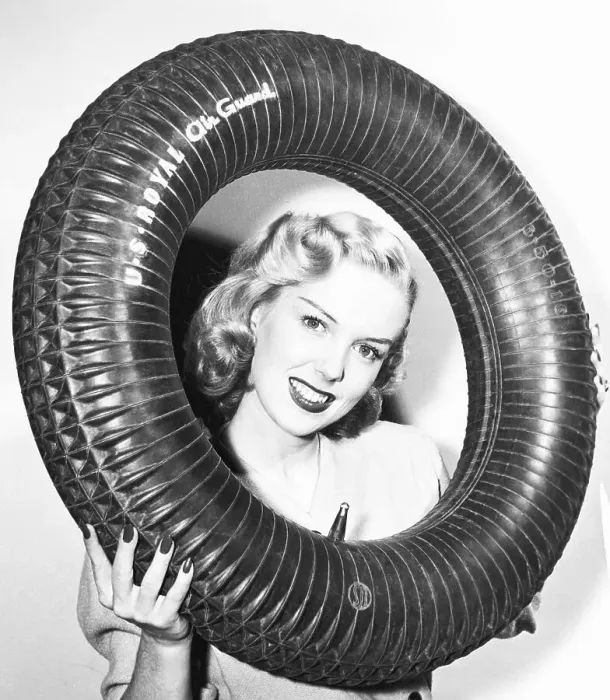 Framed Print : Model Advertising New Style Inner Tube Framed Print : Model Advertising New Style Inner Tube