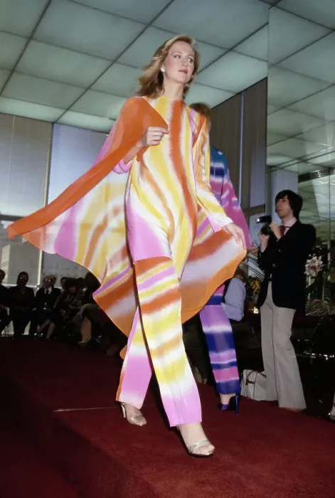 Framed Print : Model In Halston Framed Print : Model In Halston