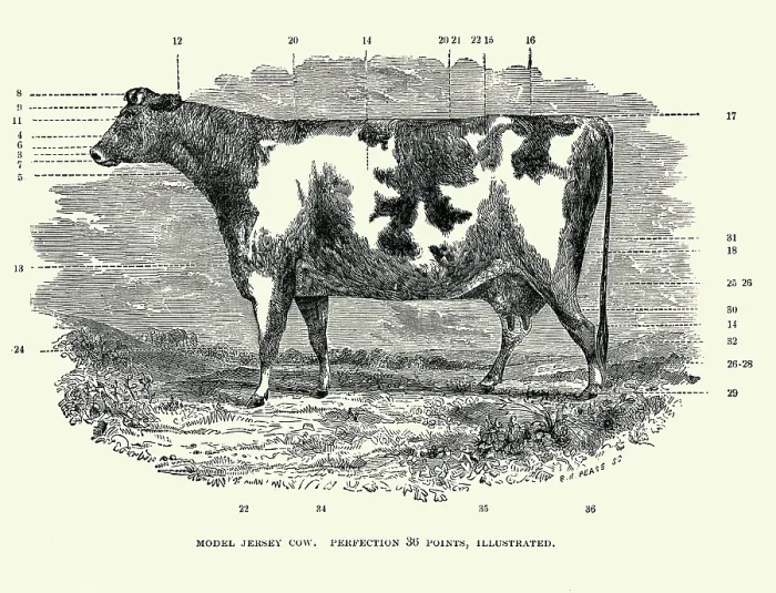 Framed Print : Model Jersey Cow Framed Print : Model Jersey Cow