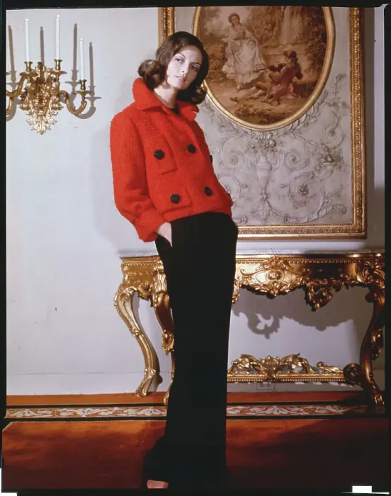 Framed Print : Model Wearing Ensemble by Bud Kilpatrick