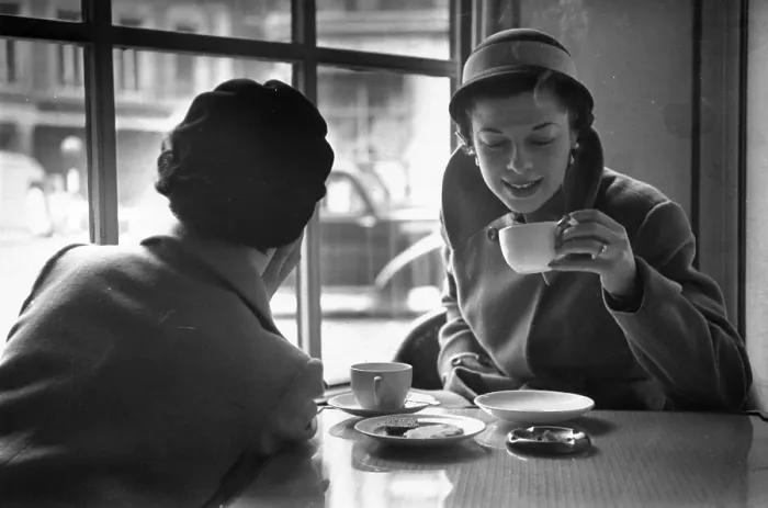 Framed Print : Models Lunching Framed Print : Models Lunching