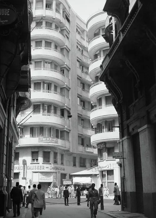 Framed Print : Modern Building On Sharia Boulak Framed Print : Modern Building On Sharia Boulak