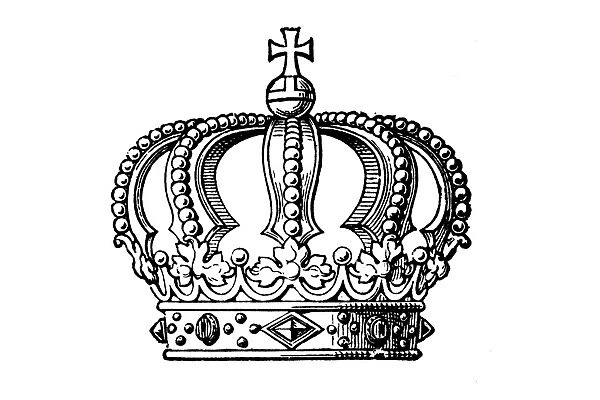 Modern royal crown