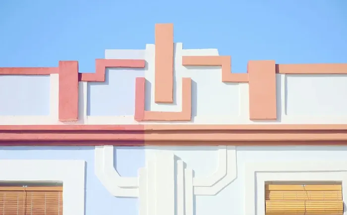 Framed Print : Modernist facades Framed Print : Modernist facades