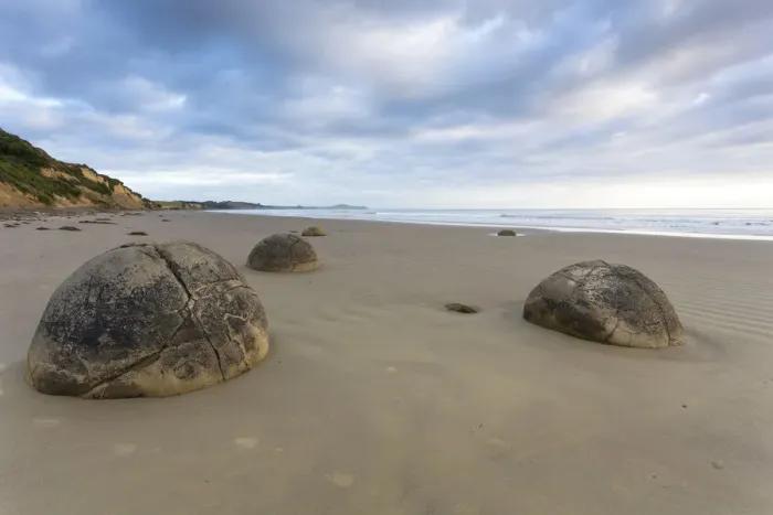 Framed Print : Moeraki Boulders on the beach, Moeraki Beach, Hampden, Otago Region, New Zealand Framed Print : Moeraki Boulders on the beach, Moeraki Beach, Hampden, Otago Region, New Zealand