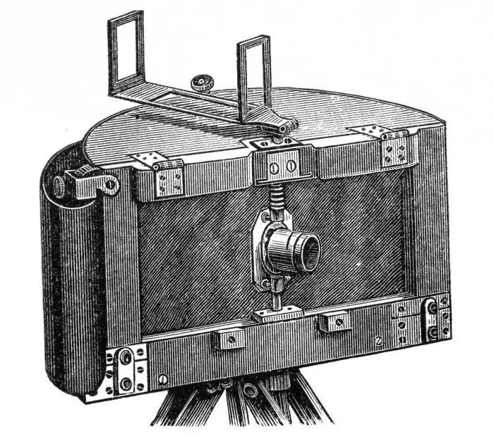 Framed Print : Moessard Cylindroscope camera of 1889 Framed Print : Moessard Cylindroscope camera of 1889