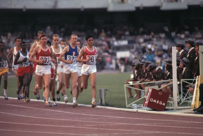 Framed Print : Mohamed Gammoudi Competing in a Race Framed Print : Mohamed Gammoudi Competing in a Race