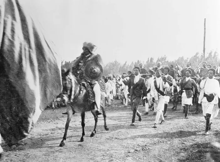 Framed Print : Mohammadans March, Led By Man On Horse Framed Print : Mohammadans March, Led By Man On Horse