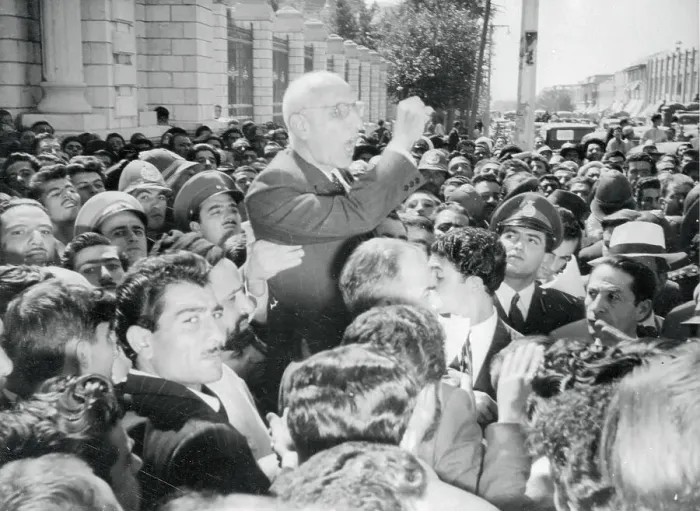 Framed Print : Mohammed Mossadegh Addressing A Mob Framed Print : Mohammed Mossadegh Addressing A Mob