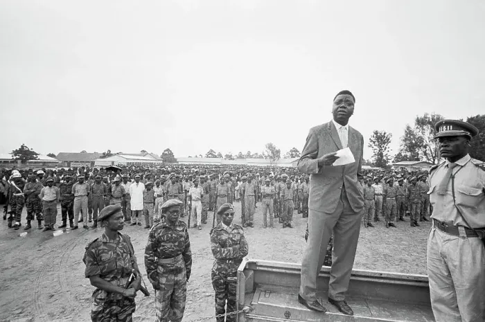 Framed Print : Moise Tshombe Turns Away During Speech Framed Print : Moise Tshombe Turns Away During Speech