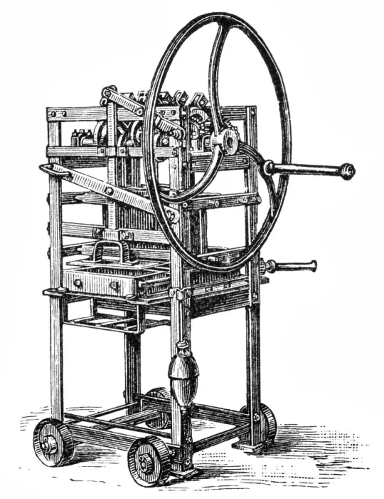Framed Print : Mold machine Framed Print : Mold machine